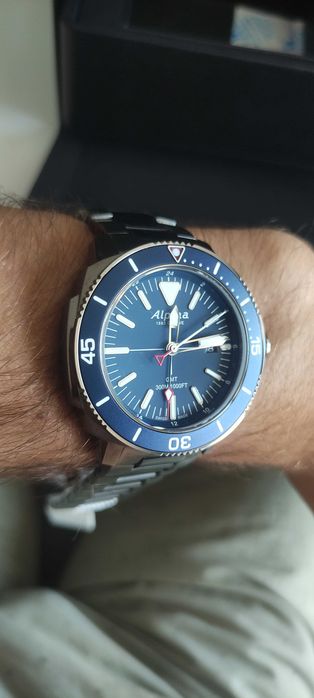 Piękna Nowa Alpina Seastrong Diver 300 na bransolecie ORI - rzadkość