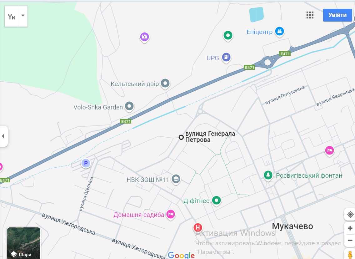 Кращі місця під сонцем! Здам 1-кімнатну квартиру Закарпаття Мукачево