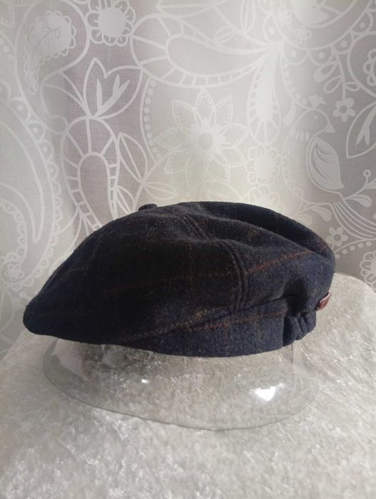 Heritage Traditions kaszkiet wełniany w kratę