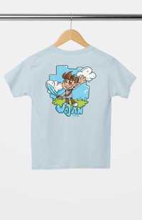 Koszulka dziecięca T-shirt wolan team kolor sky blue 5/6 lat 122-128cm