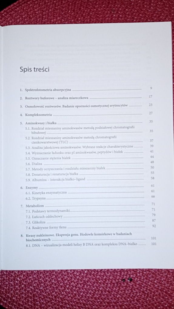 Ćwiczenia z Biochemii