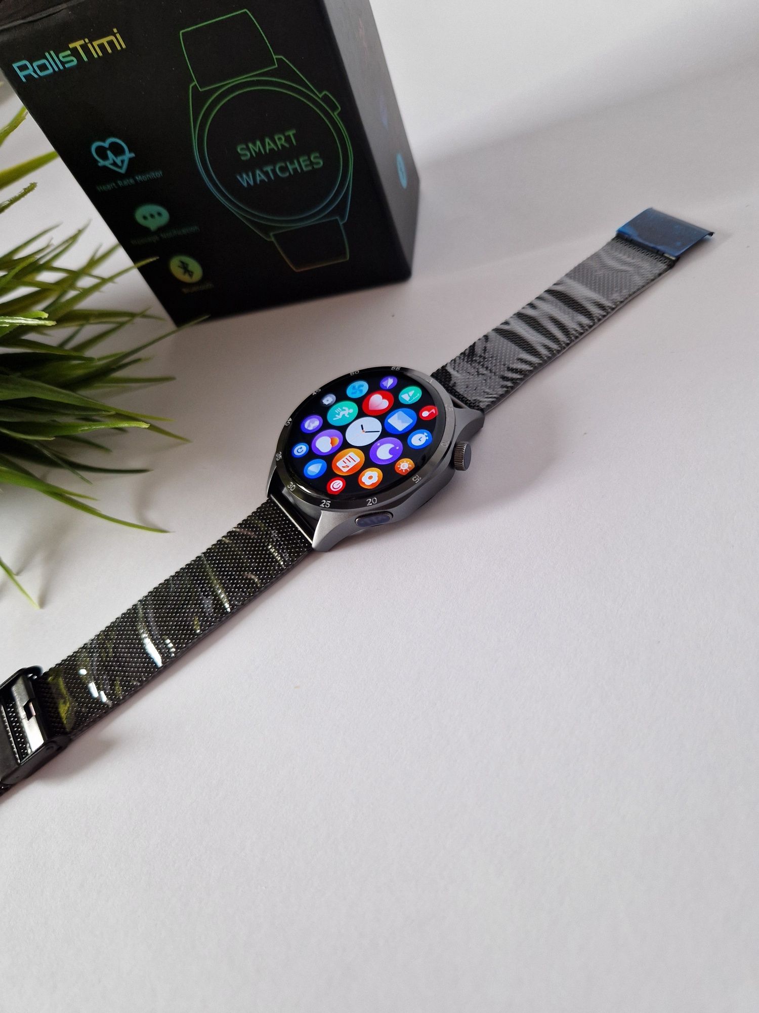 Smartwatch GT5, komplet nowy, amoled, 4gen