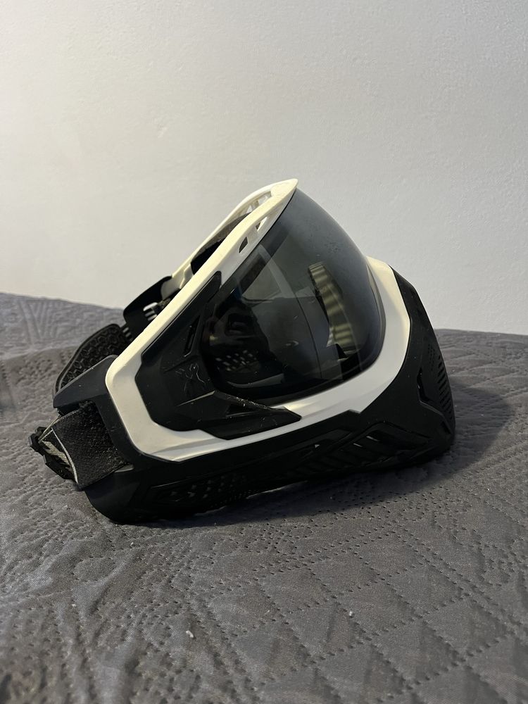 Mascara de Paintball HK SLR White Google - Trooper Lentes pretas