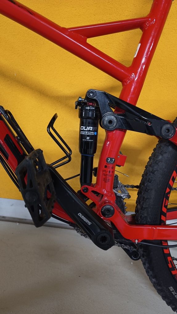 Rower MTB męski full, kola 27,5 Ghost rozmiar L dla 175-190cm, Deore