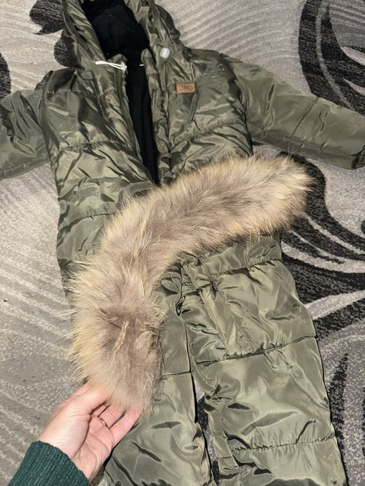 Термокомбінезон з хутром єнота 104