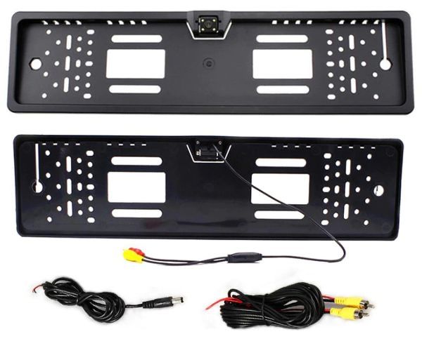 Номерная рамка с камерой заднего вида, камера заднего вида в авто