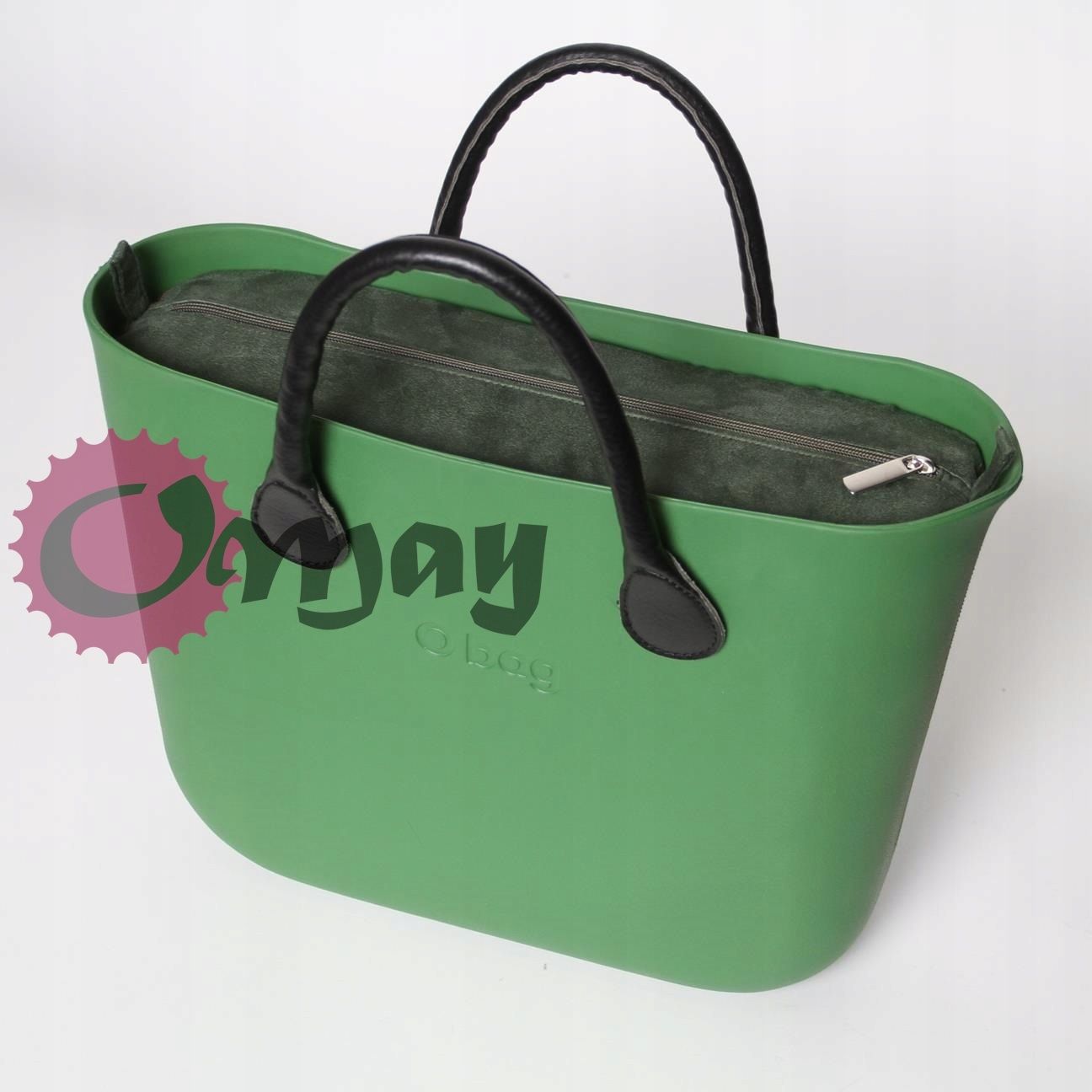 organizer OBAG STANDARD ekozamsz khaki 2 kieszenie wkład OMAY