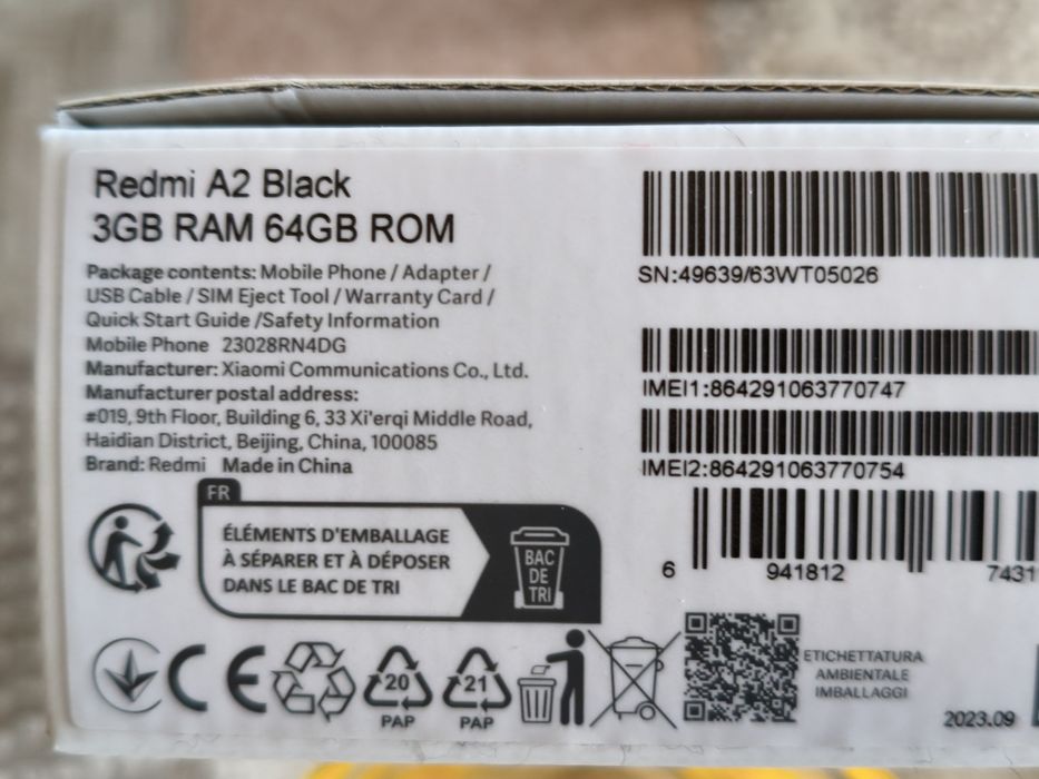 Smartphone Redmi A2 com garantia