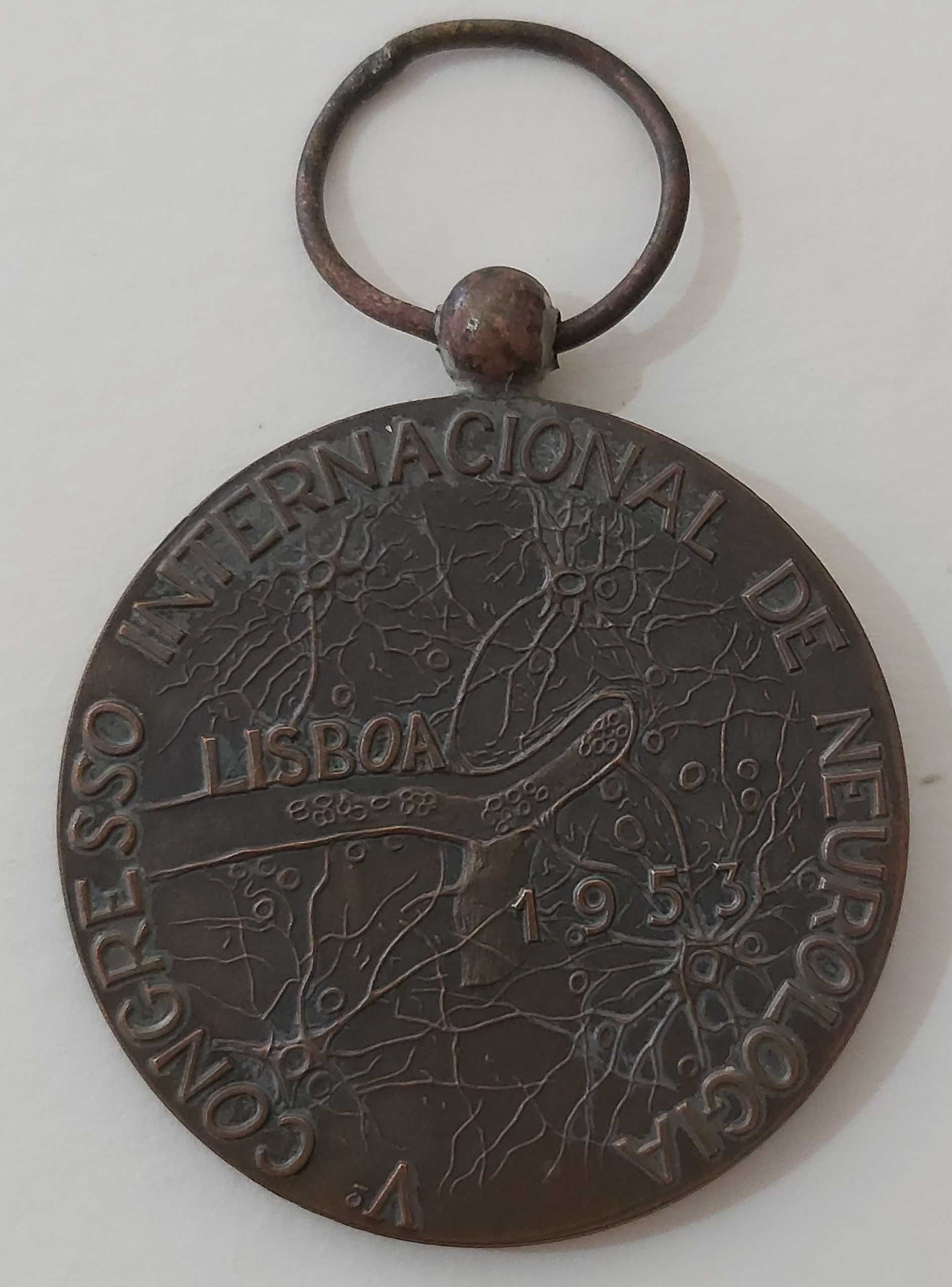 Medalha do V Congresso Internacional Neurologia Lisboa 1953