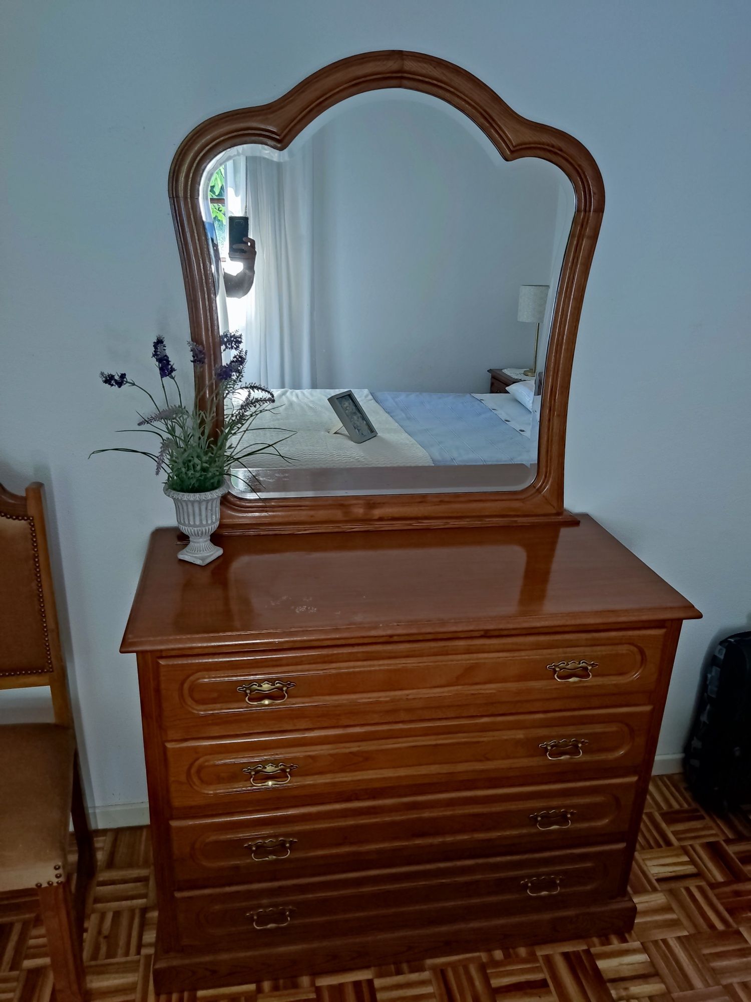 Conjunto quarto casal castanho