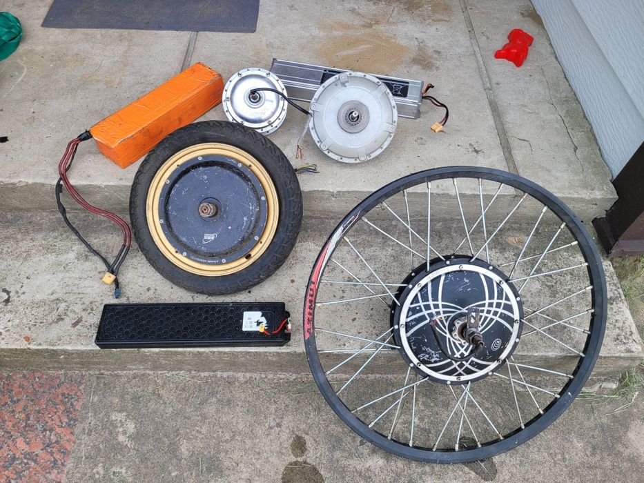 Електро колеса, акумулятори.