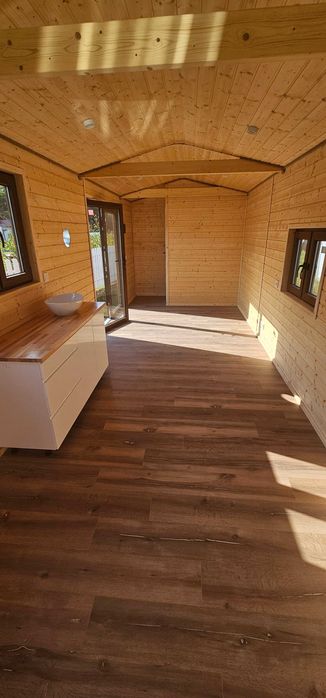 Tiny Hause , CALMA 8x3, działka, wypoczynek, jezioro, budowa