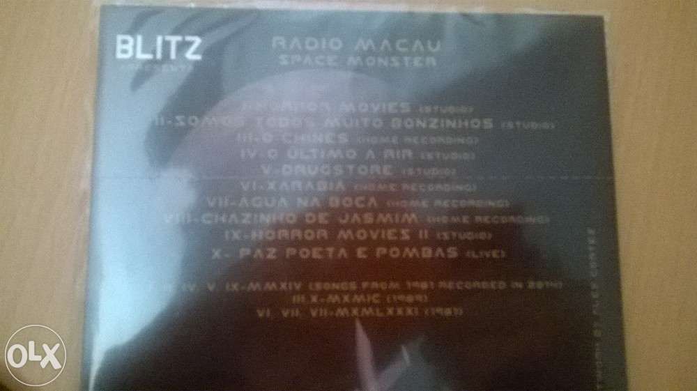 CD Rádio Macau - Space monster novo, ainda na embalagem