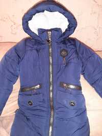 Зимове пальто для дівчинки 5-7 років