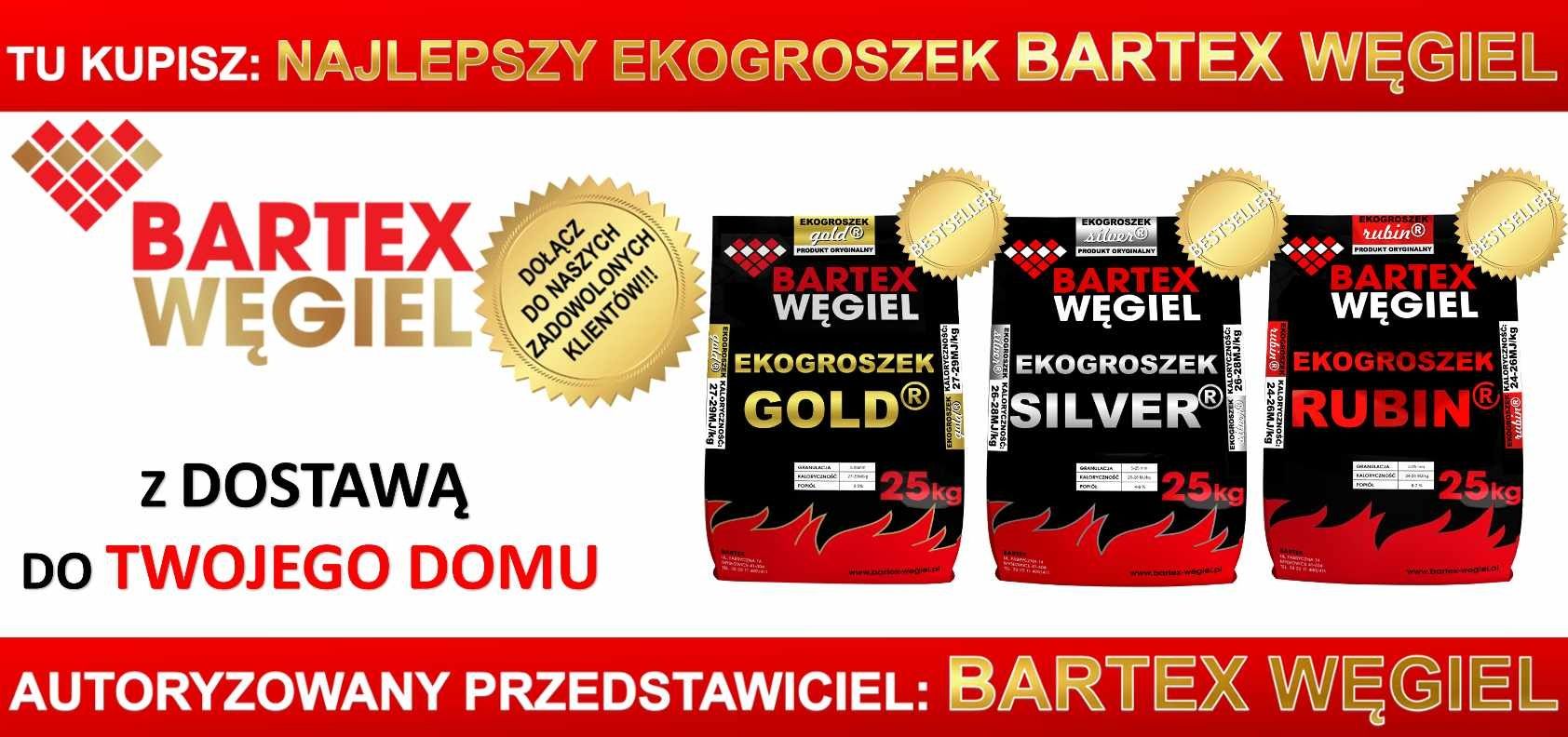 Ekogroszek BARTEX SILVER 25kg 26-28mj Częstochowa