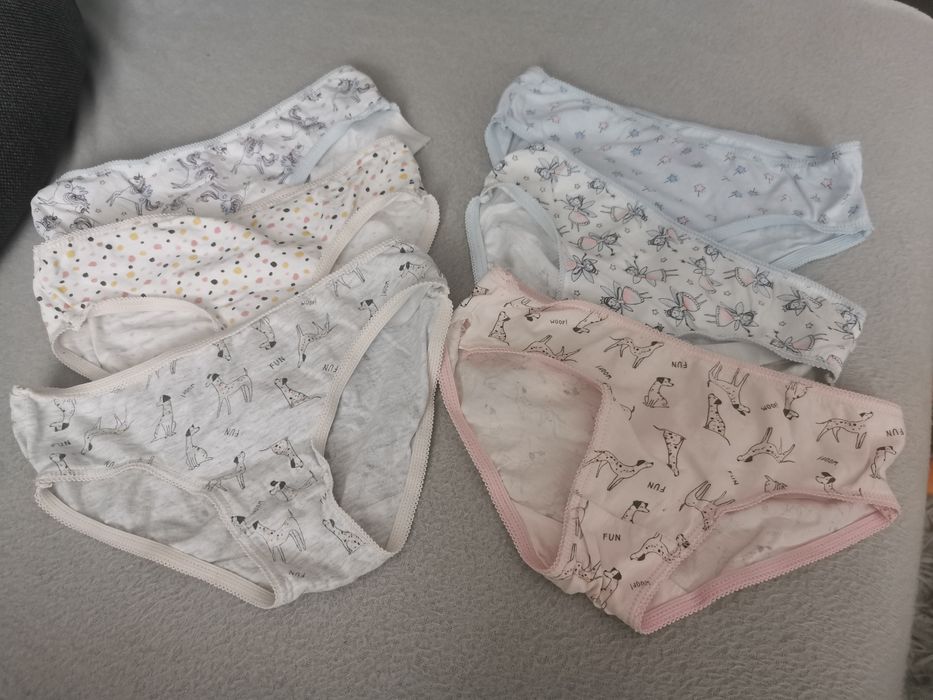 Bielizna 116-128 komplet