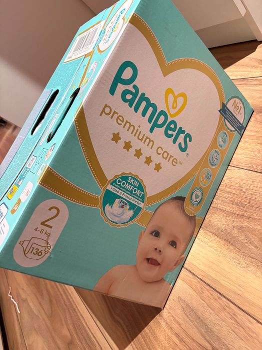 Karton pampers premium care 2 136szt