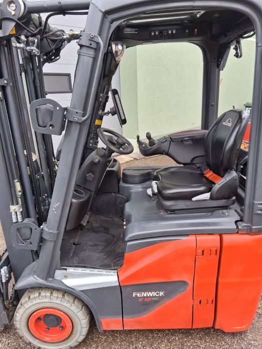 Linde E12 triplex stan bardzo dobry wózek widłowy elektryczny