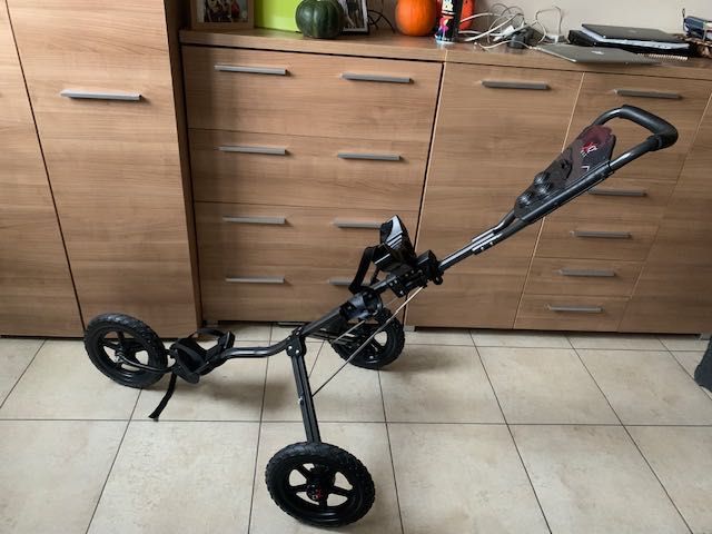 Wózek do golfa golfowy trójkołowy trzykołowy XQ MAX jak NOWY
