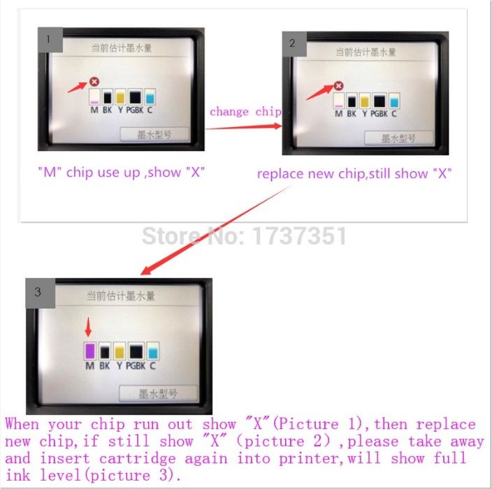 Картриджи ПЗК Canon PIXMA TS6140,TS8140,TS8340,TS9140,PGI-480 CLI-481