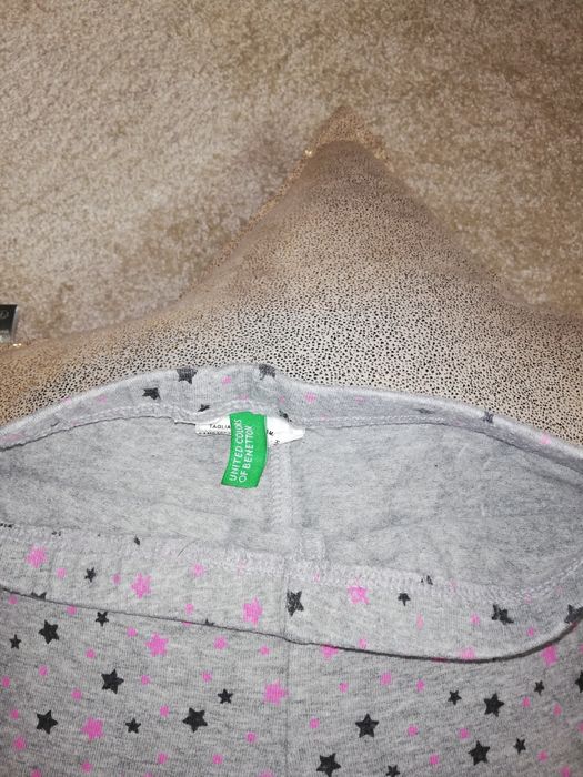 3 pares calças, Benetton e Zippy, 12m