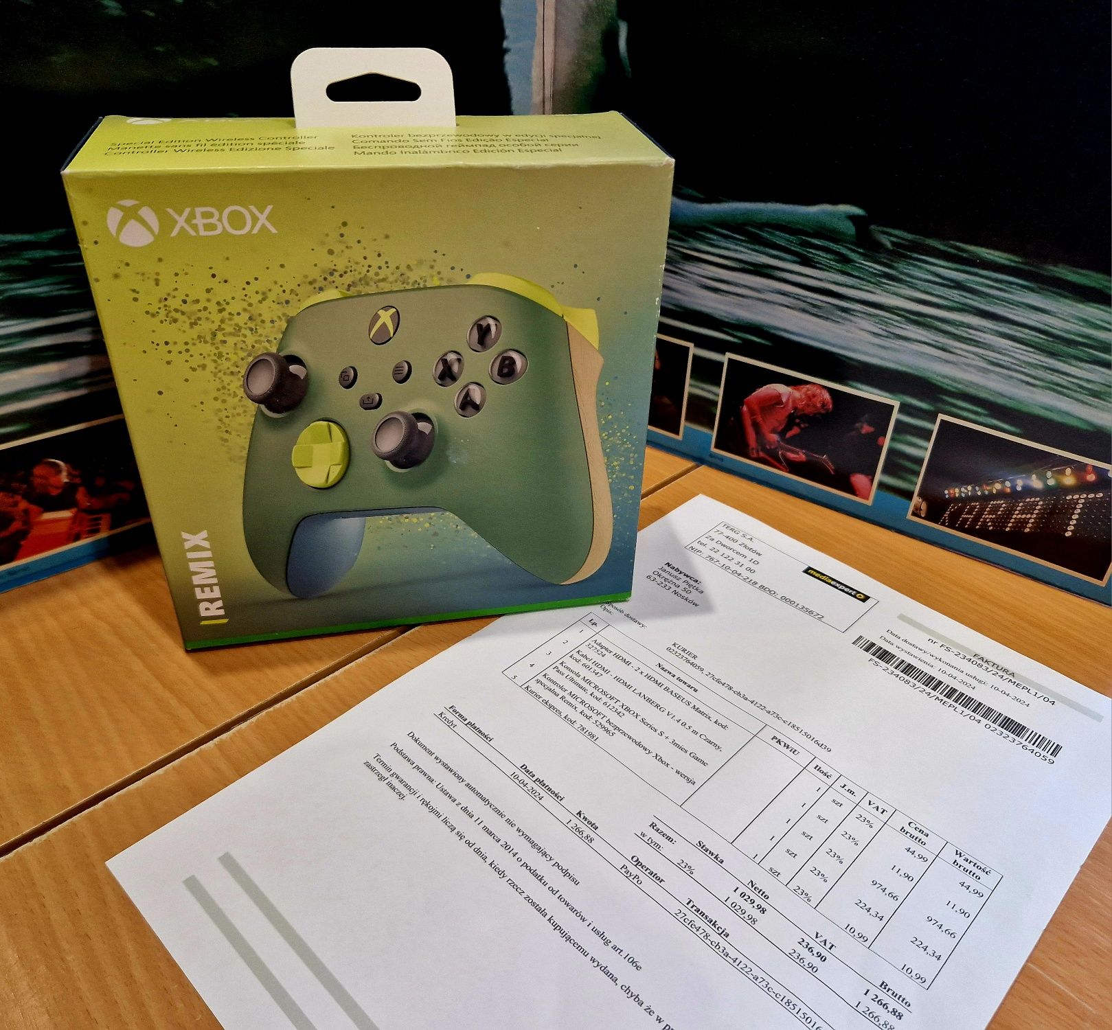 NOWY Pad Kontroler Xbox One Remix - Gwarancja