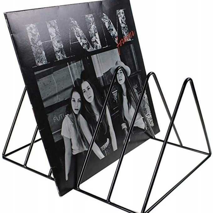 Stojak na płyty winylowe. Ładny Solidny. Nowy