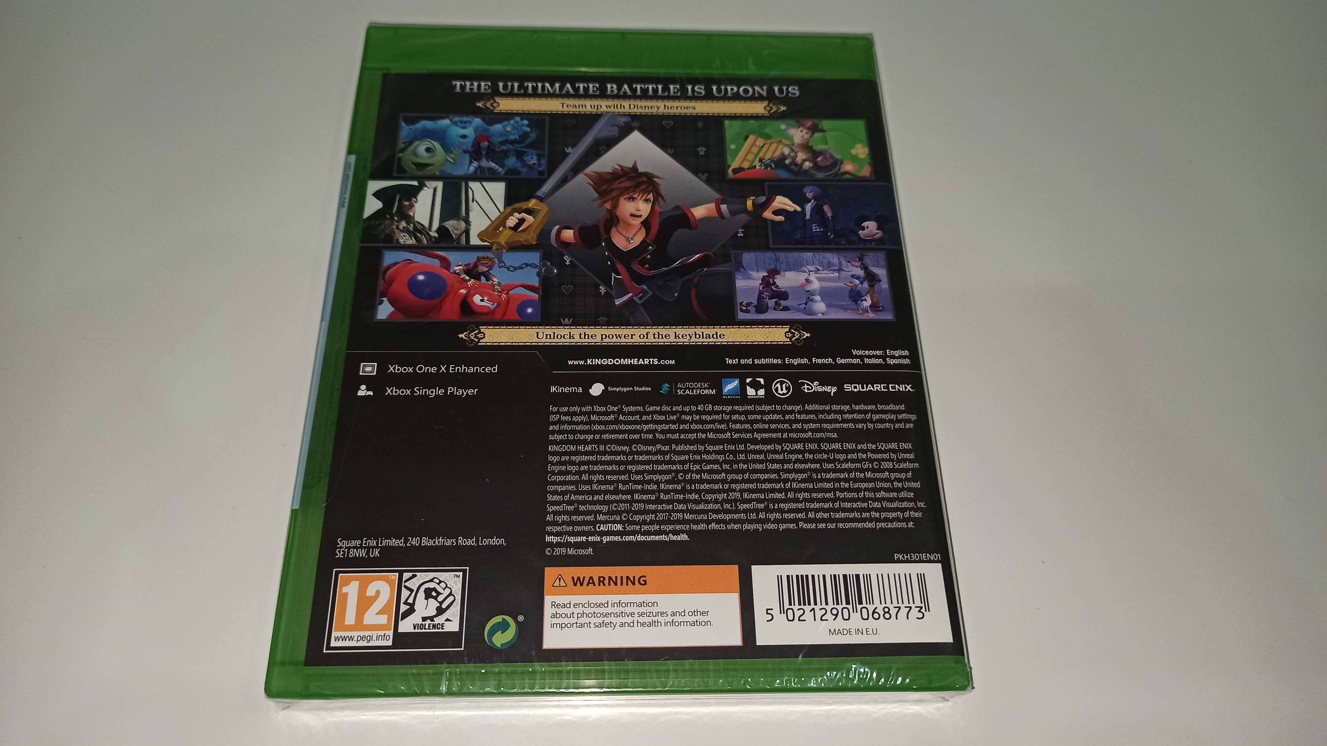xbox one KINGDOM HEARTS III nowa! Folia RPG