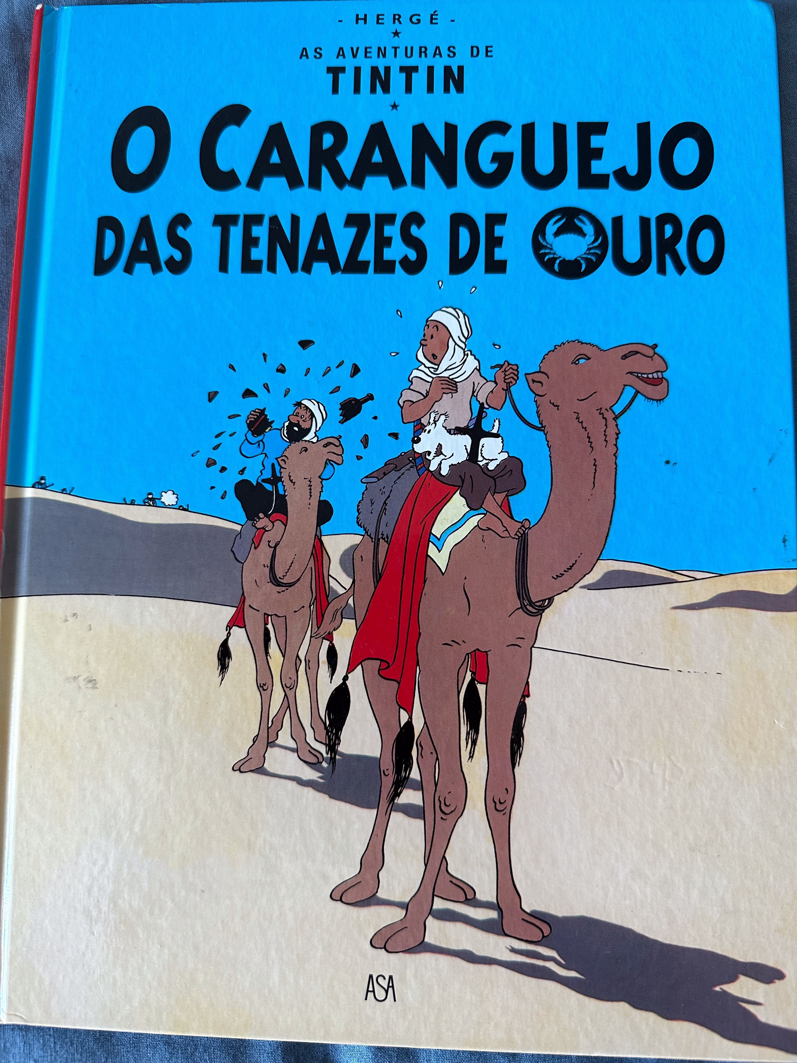 Tintin - Livros de aventura em banda desenhada