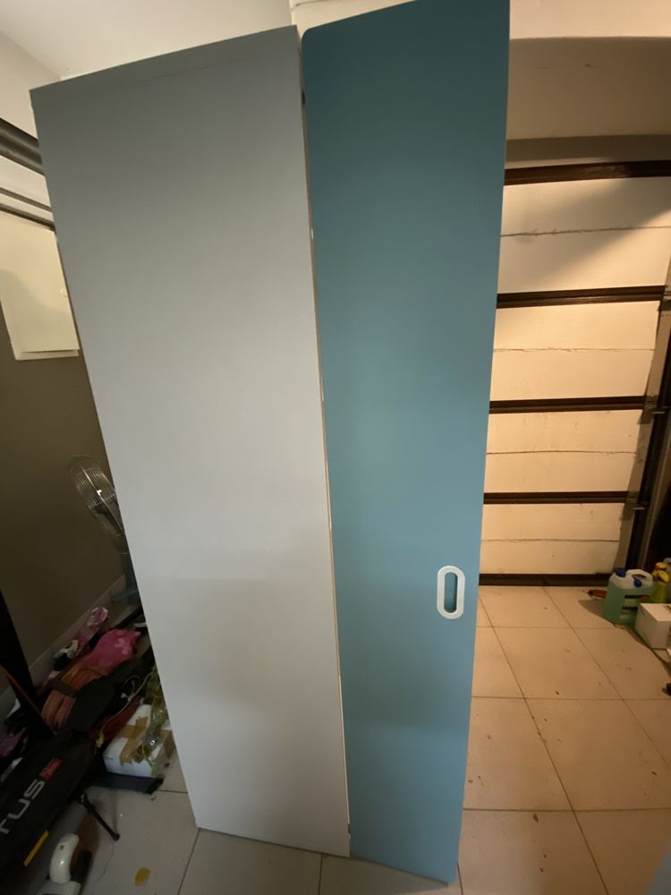 Szafa Ikea 60x51x192 - błękitne fronty