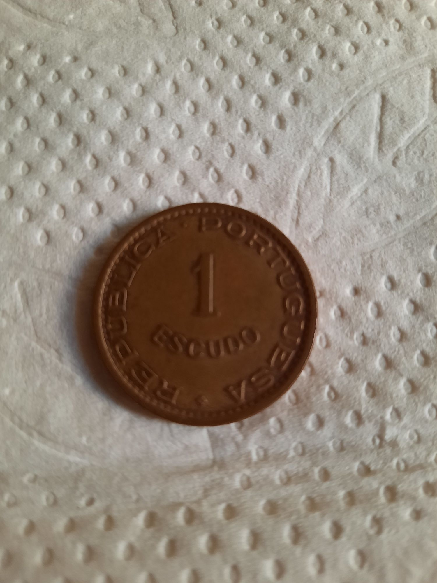 Moeda de 1 escudo Moçambique 1964