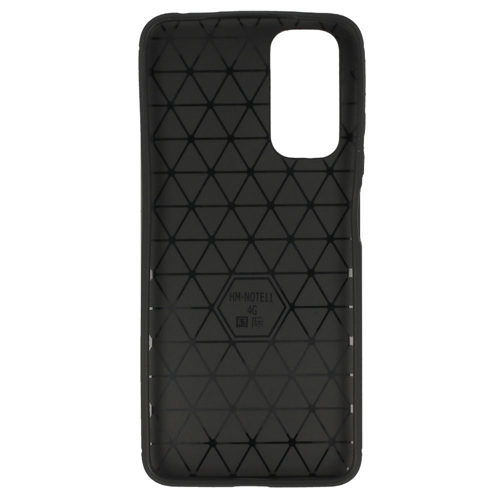 Back Case Carbon Do Xiaomi Redmi Note 11/Note 11S Czarny