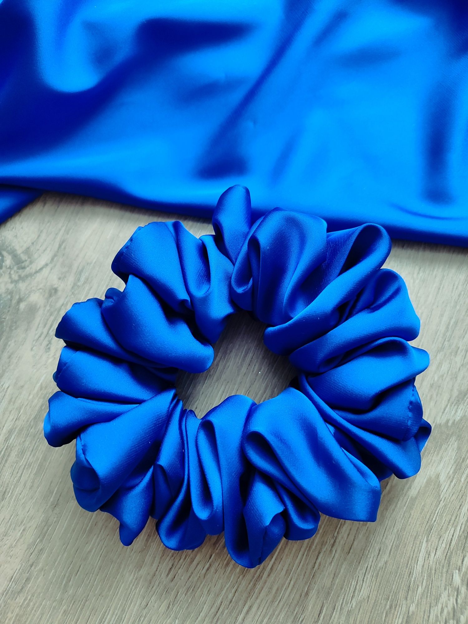 Scrunchie do włosów rozm XL Jedwab