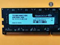 DDR3 8GB Team Group 12800 -Komputer