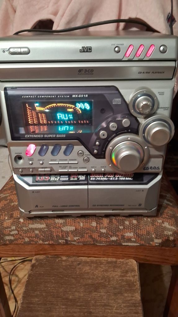 JVC MX G51R. Без динаміків та пульта. музичний центр.