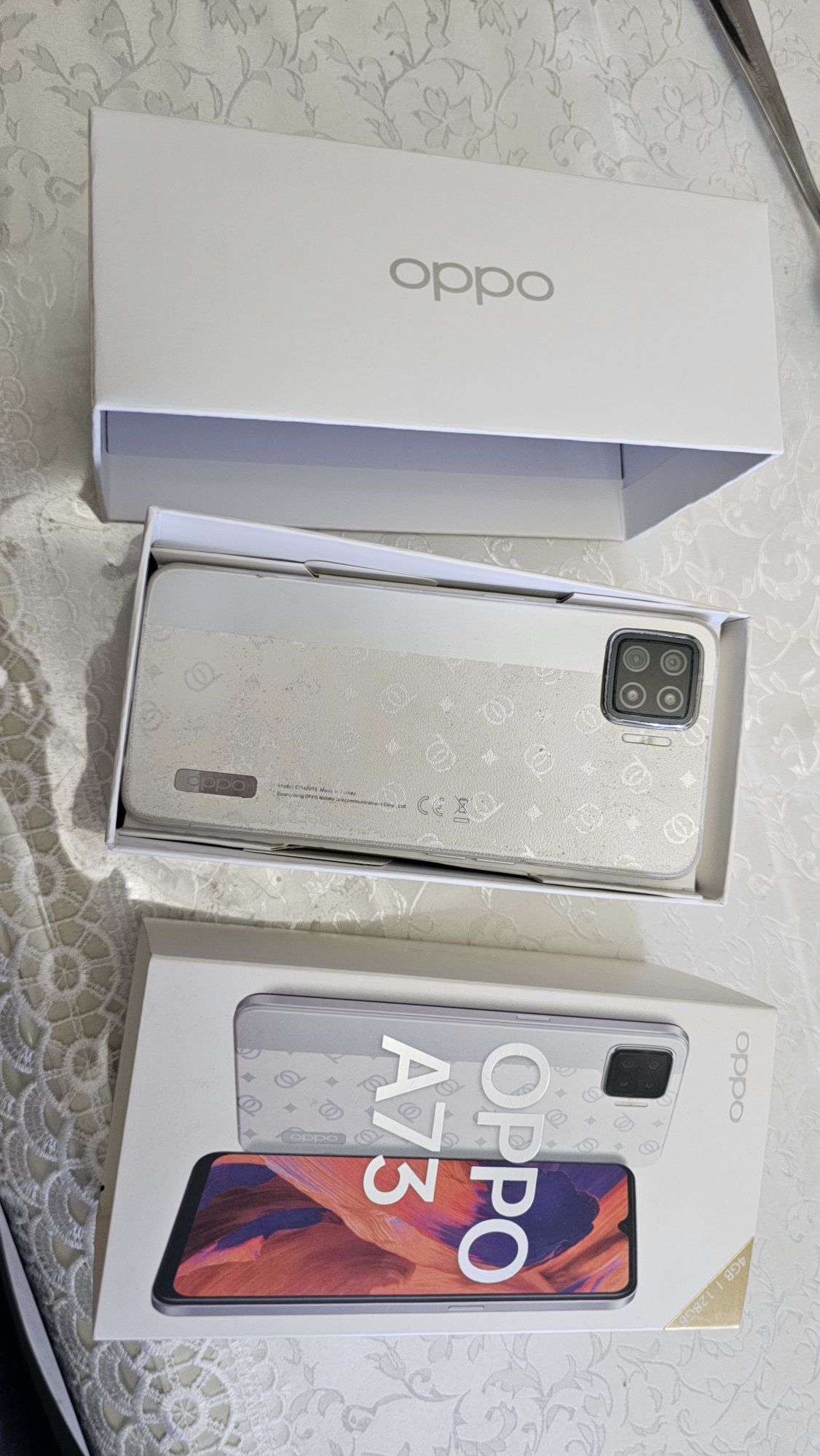 ТЕЛЕФОН! OPPO A73 4/128 ГБ Silver