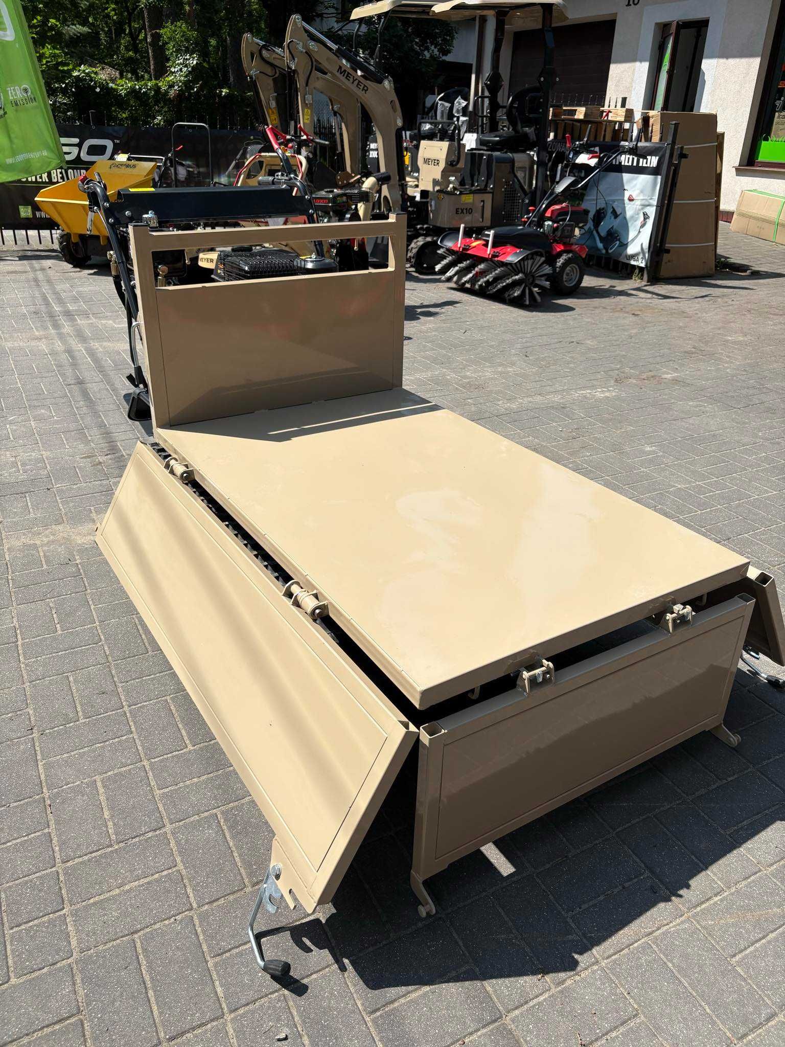 Wozidło gąsienicowe MEYER model T1000L - taczka spalinowa