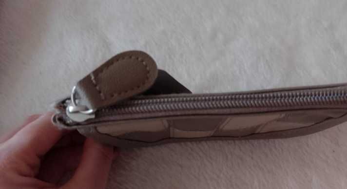 Skórzany portfel, portfelik, portmonetka z Londynu, Nowy