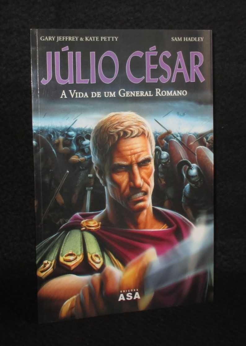 Livro BD Júlio César A Vida de um General Romano