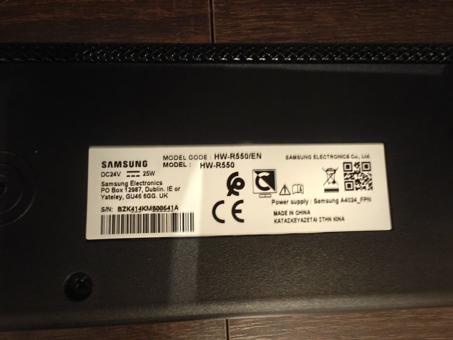 Samsung Soundbar HW-R550 z subwooferem komplet
