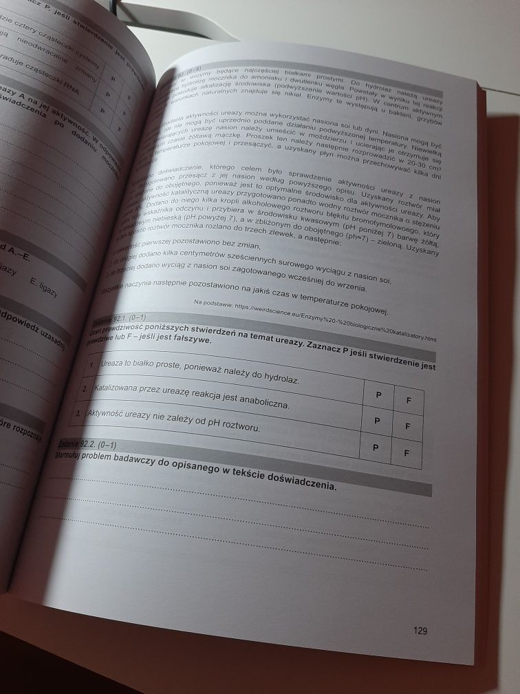 Zbiór zadań maturalnych Biologia Tomasz Koliński Bioedukacja część 1