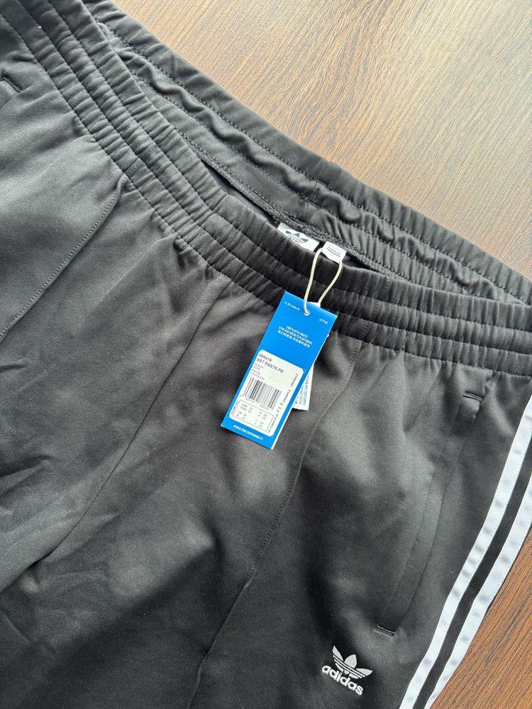 Spodnie dresy Adidas 24 26 UK nowe czarne 2xl xxl 50 52