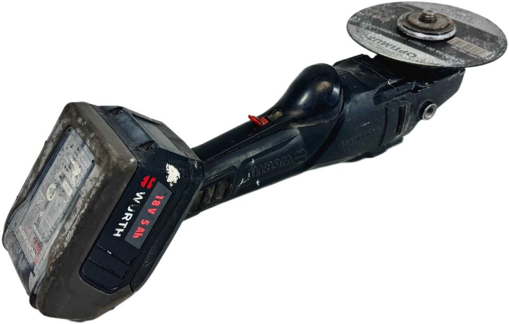 Akumulatorowa szlifierka kątowa WURTH AWS 18-125 P COMPACT + aku + ład