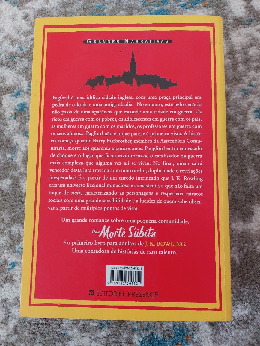 Livro: " Uma morte súbita "