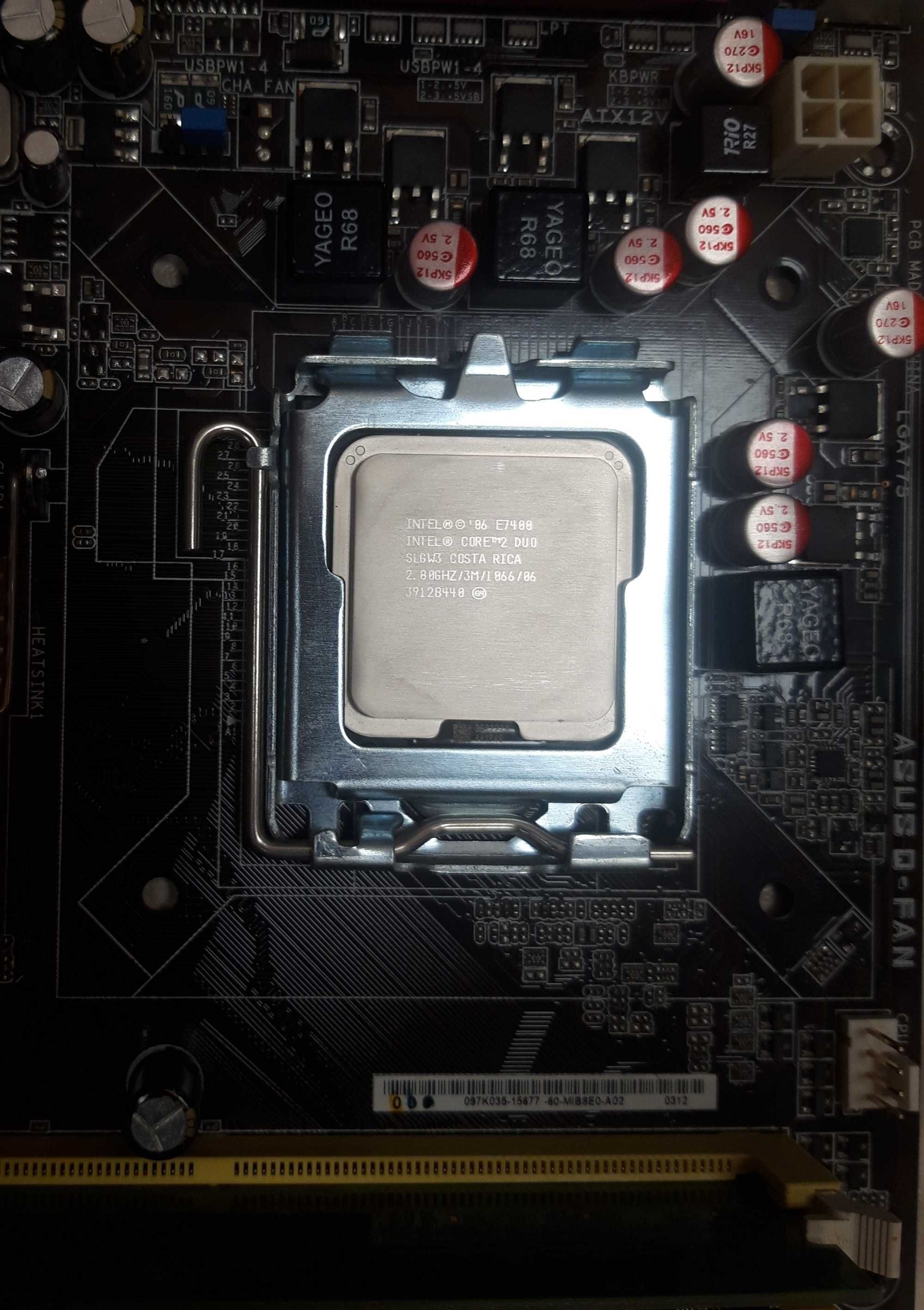 ПК ASUS P5QPL-AM (Intel 2.8Ггц/ ОЗУ 2Гб/ Встроенное видео от Intel)