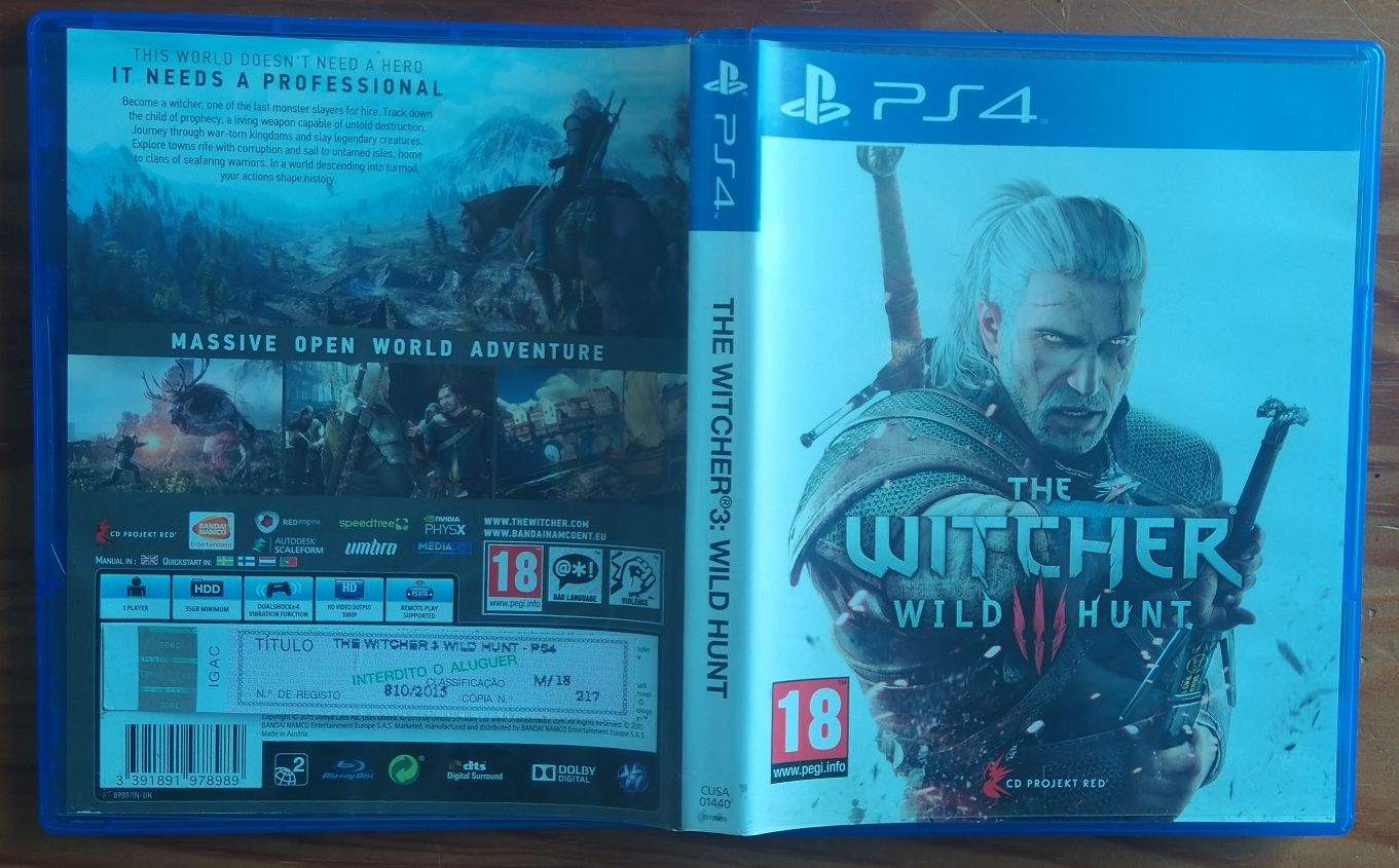 The Witcher 3  Wild Hunt (Completo) PlayStation 4