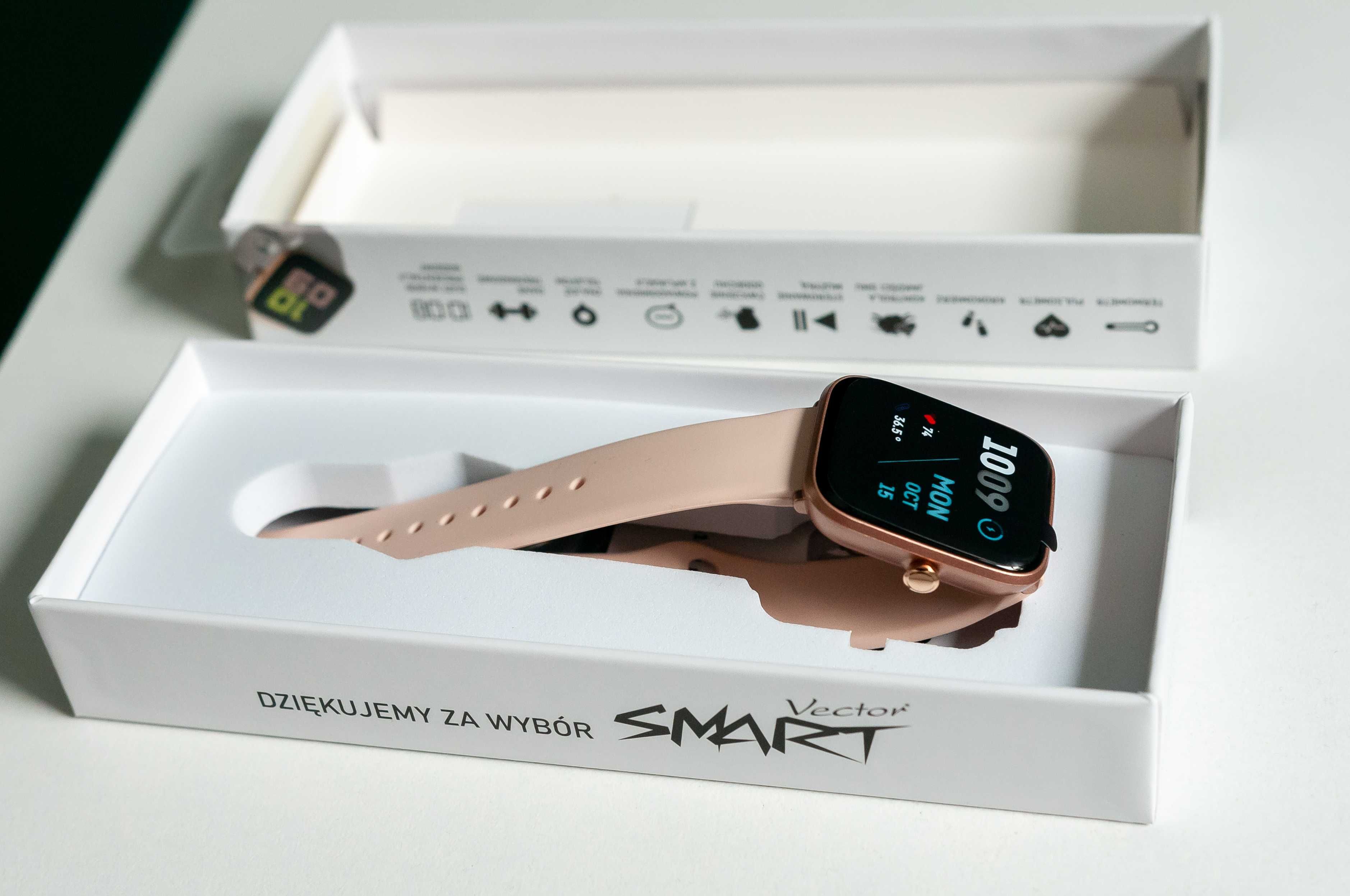 Vector Smartwatch VCTR-31-01RG Różowe Złoto