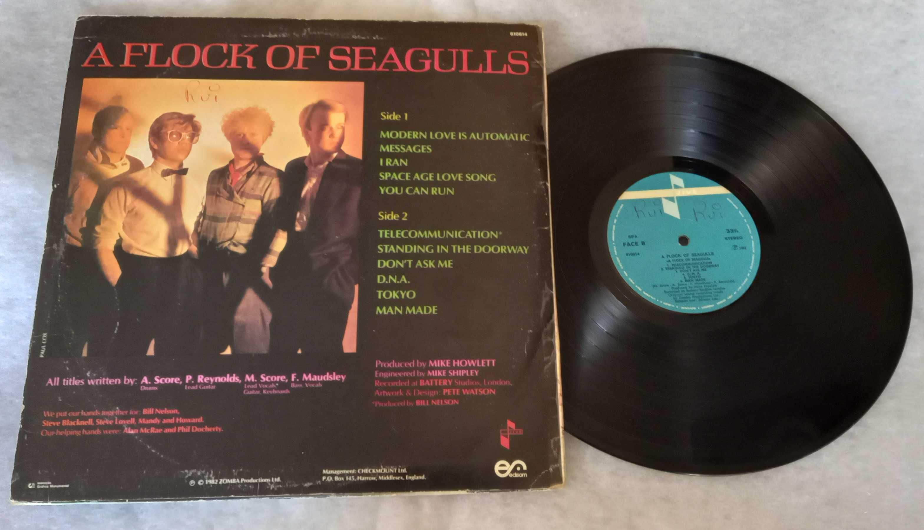 A Flock Of Seagulls – A Flock Of Seagulls LP  1982 Portugal