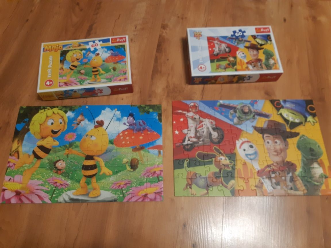 Puzzle Toy Story i pszczółka Maja