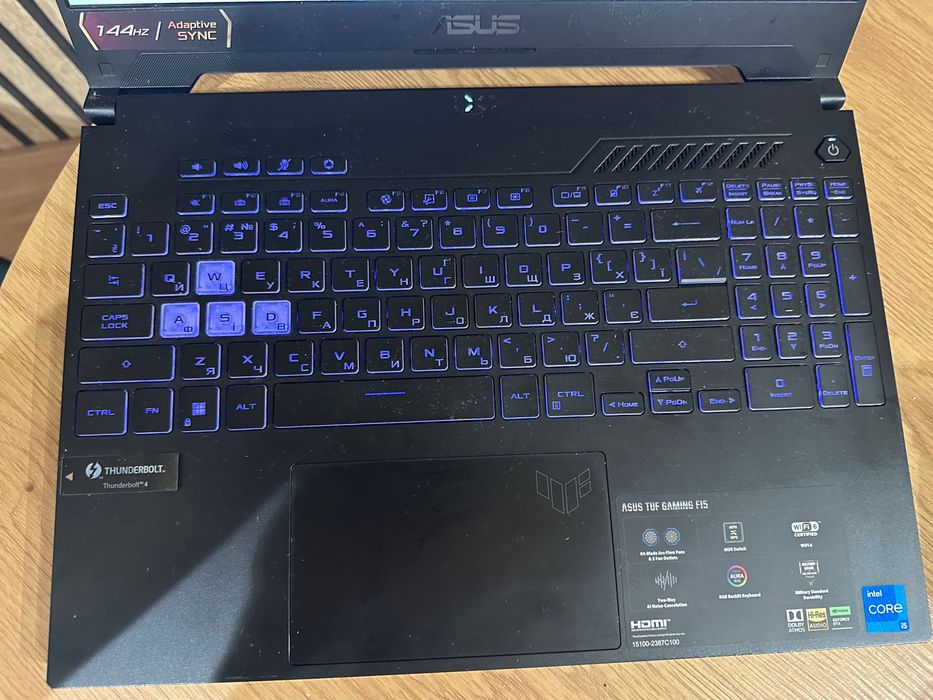 ASUS TUF Gaming F15 i5-12500H RTX 3050 / 16 GB RAM  SSD 512 GB